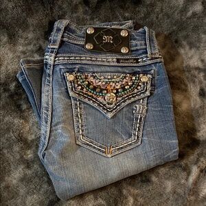 Miss Me Bootcut Jeans size 25 x 34